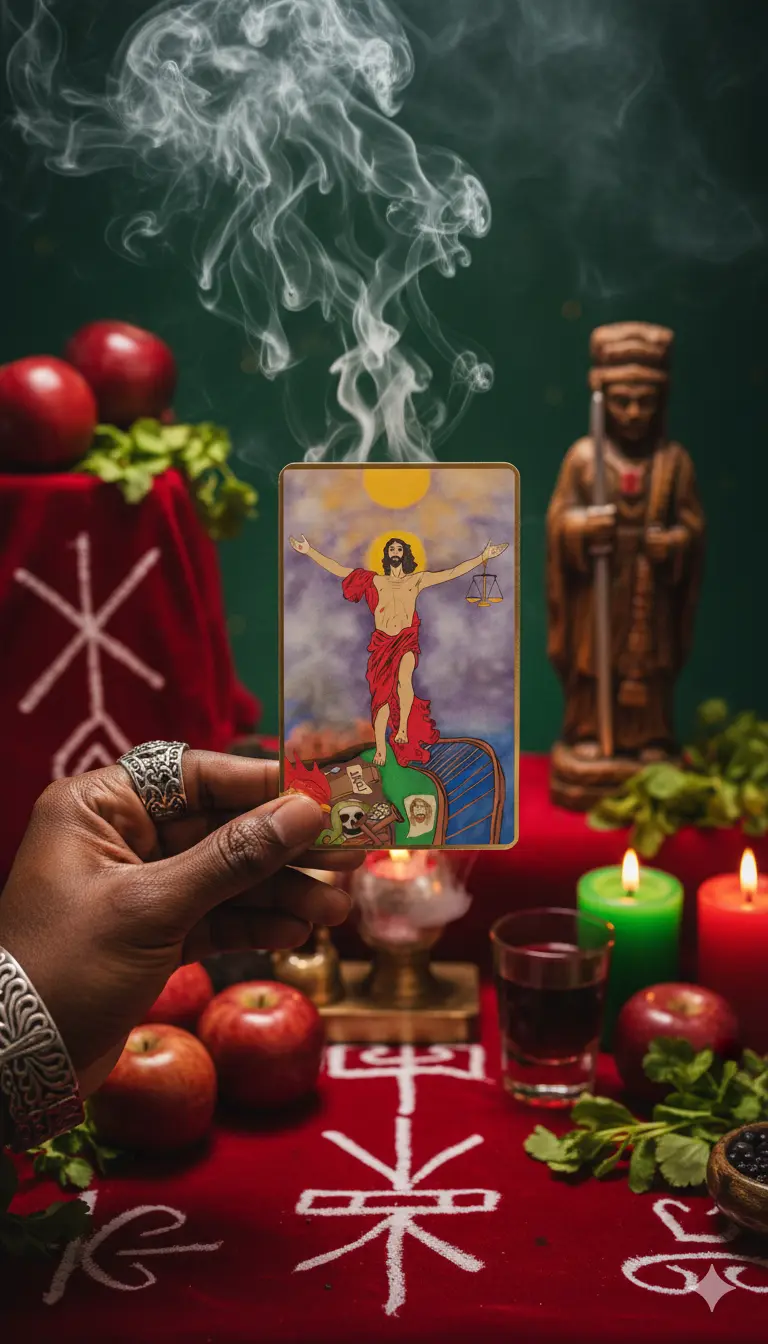 Tarot 21 Divisiones - La Justicia