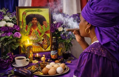 Imagen de una servidora de Santa Marta La Domiandora/Lubana/MamiWata.