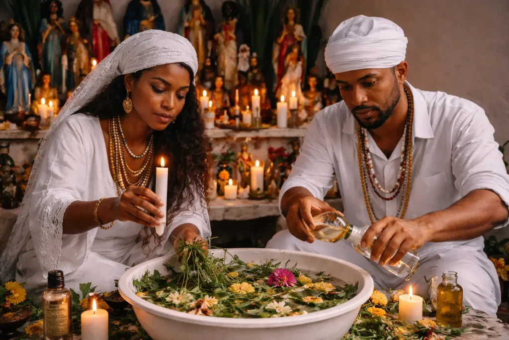 Imagen de dos brujos de las 21 divisiones