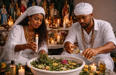 Imagen de dos brujos de las 21 divisiones