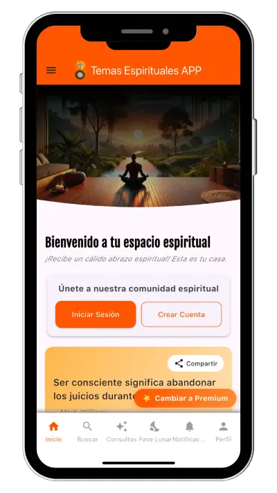 Aplicación Temas Espirituales - Captura de pantalla