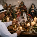 Imagen/foto de un servidor de misterios buscando equilibrio espiritual