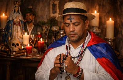 imagen de servidor en la 21 division con las ceniza de miercole de ceniza