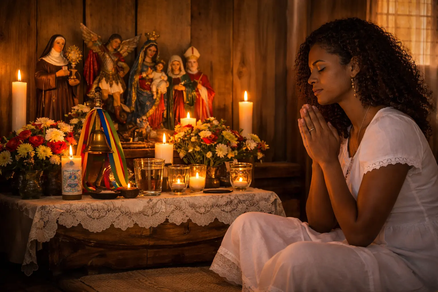 Cuando el Misterio Guarda Silencio en la 21 Divisiones: Significado y Pasos a Seguir 2 https://temasespirituales.com/wp-content/uploads/2026/04/Mujer-rezando-ante-altar-espiritual.webp