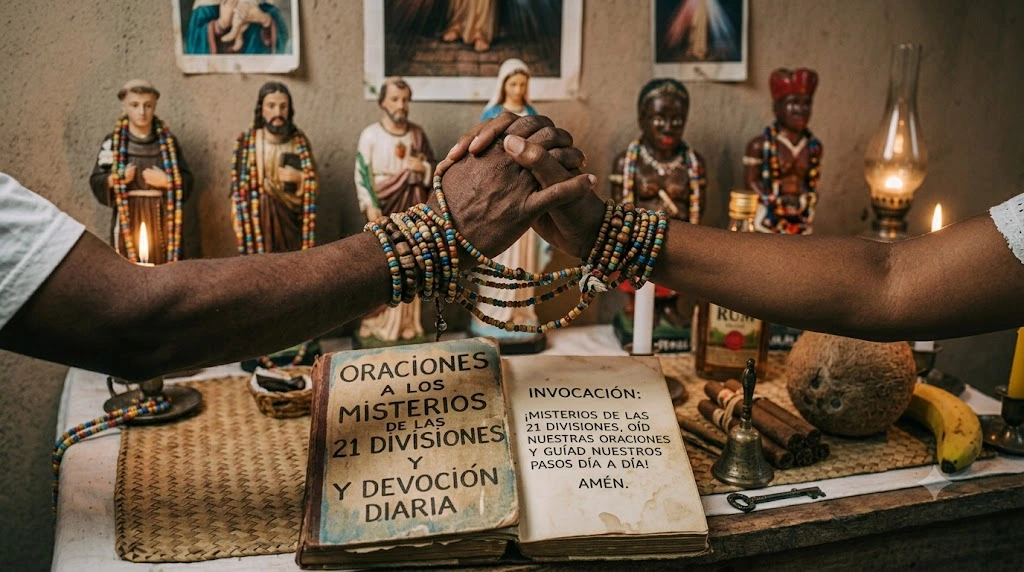Prayers of the 21 Divisions: Full Devotional Guide 4 Catholic prayers to the saints syncretized with the misterios of the 21 Divisions