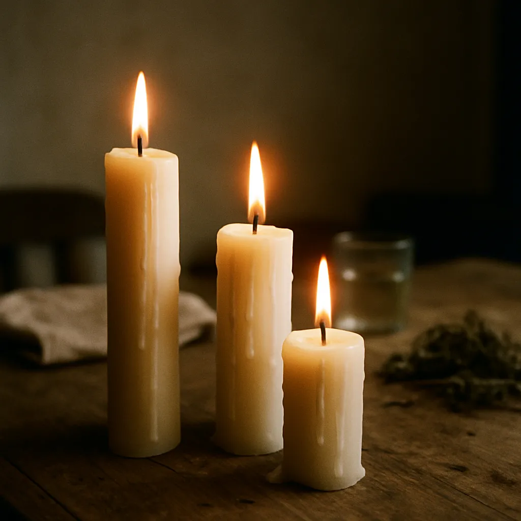 velas blancas