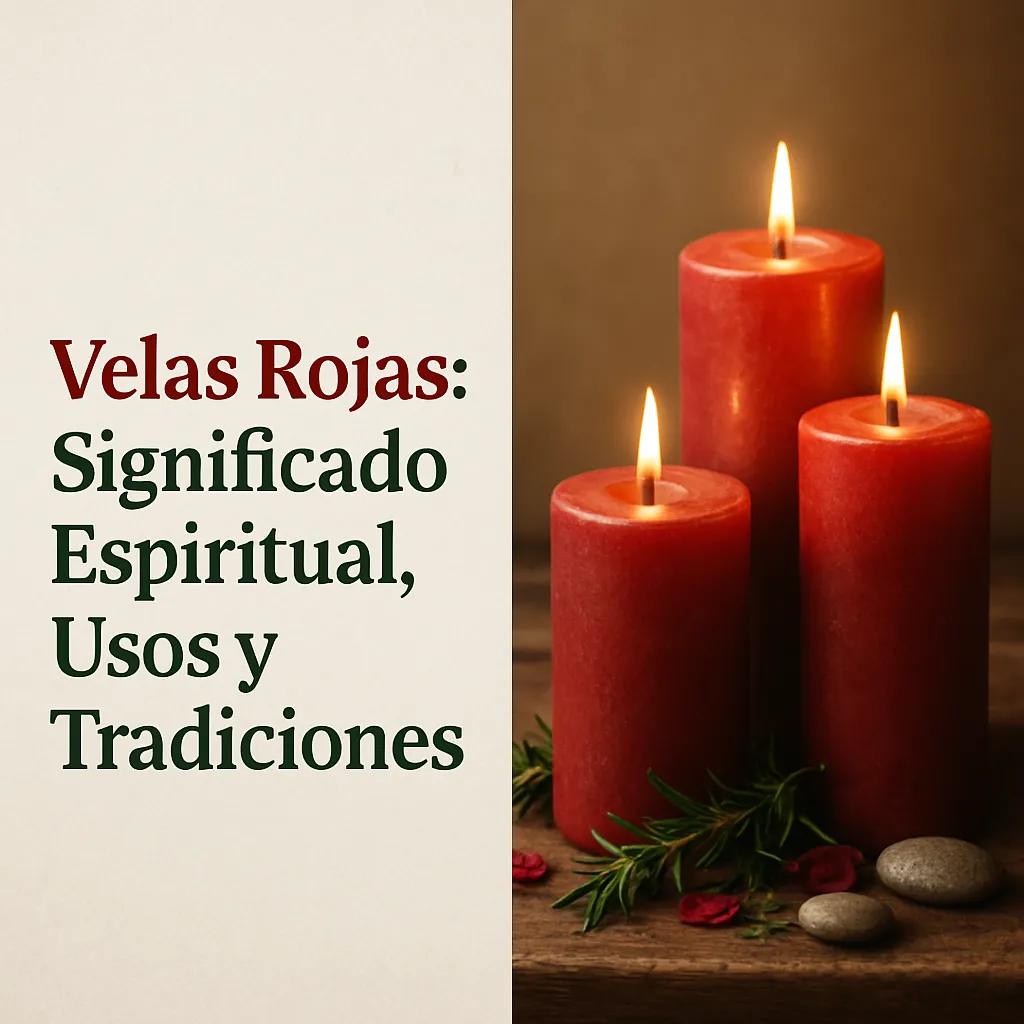 velas rojas significado